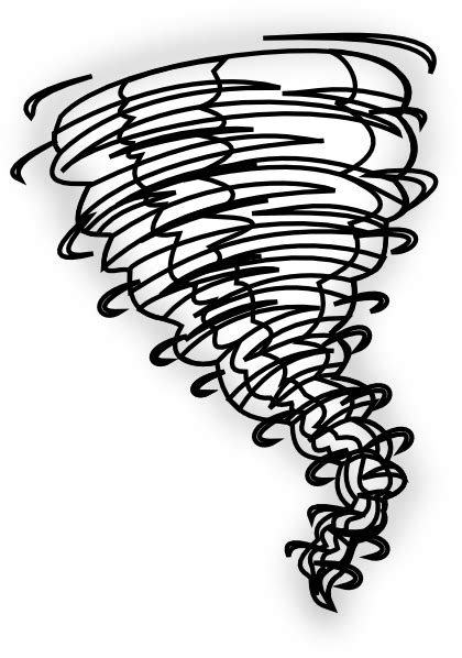 Tornado Black Clip Art At Vector Clip Art Online Royalty