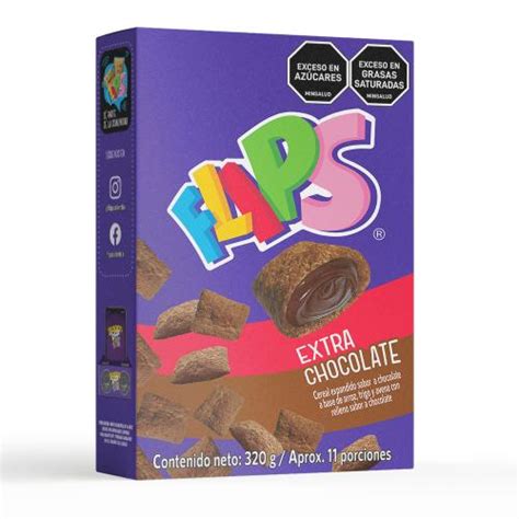 FLIPS EXTRA CHOCOLATE CAJA 320G Congrupo