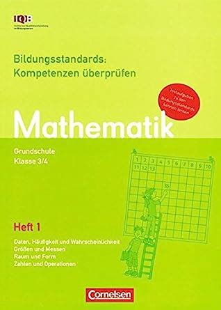 Bildungsstandards Kompetenzen überprüfen und fördern Grundschule