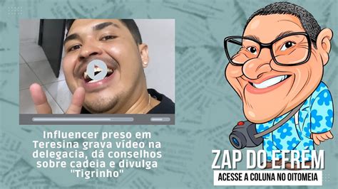 Influencer Preso Em Teresina Grava V Deo Na Delegacia D Conselhos