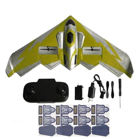 Kit Avion Rc Planeur Avion T L Command En Mousse Epp Avec Lumi Re Led