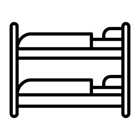 Premium Vector Bunk Bed Vector Illustration Style