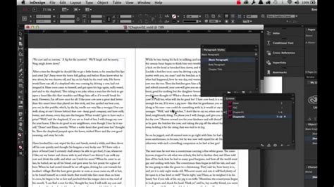 Creating A Book Using Adobe Indesign Cc Youtube