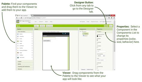 Designer And Blocks Editor Explore Mit App Inventor