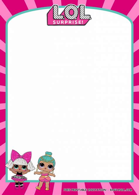 Free Printable Lol Surprise Birthday Party Kits Free Printable Birthday Invitation Templates