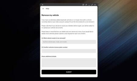 How To Remove A Car From Uber Driver App A Step By Step Guide