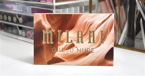 Aquaheart Swatches Milani Cosmetics Gilded Nude Eyeshadow Palette