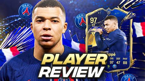 97 TOTY MBAPPE PLAYER REVIEW FC 24 Ultimate Team YouTube