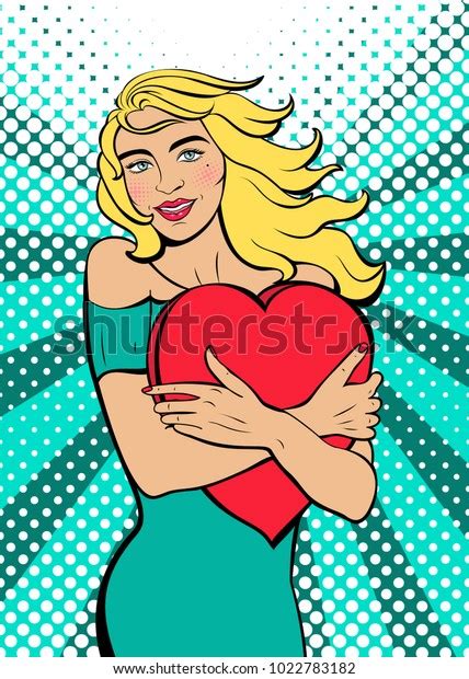 Poster Valentines Day Sexy Pop Art Stock Vector Royalty Free