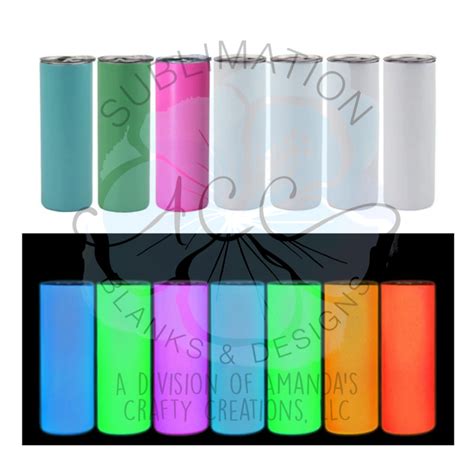 Kitchen Dining Glow In The Dark Sublimation Tumblers Oz