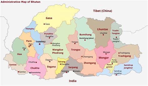 Maps Of Bhutan