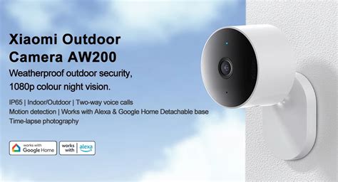 XIAOMI Cámara De Seguridad Xiaomi Outdoor Camera Aw200 2 pack