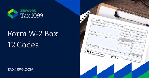 What are Form W-2 Box 12 Codes? | Tax1099 Blog