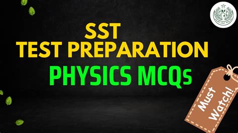 Physics Important Mcqs Sst Science Category Sst Test Preparation