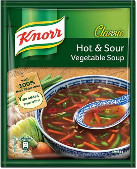 Knorr Classic Hot Sour Vegetable Soup Shipping From India Amazon