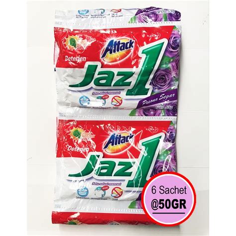 Jual Attack Jaz1 Pesona Segar 50gr 1 Renceng Isi 6 Sachet Shopee