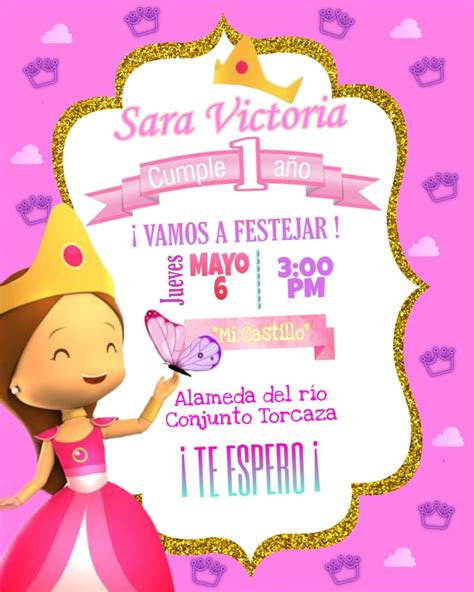 Tarjeta De Invitaci N Princesa Ester Peque Os Heroes Tarjeta De