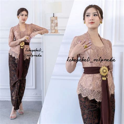 Modern Kutubaru Kebaya Glossy Metallic X Modern Java Batik Shopee