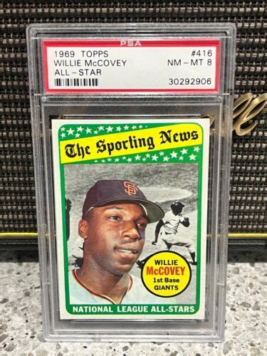 Topps Willie Mccovey Giants As Psa Nm Mt Ebay