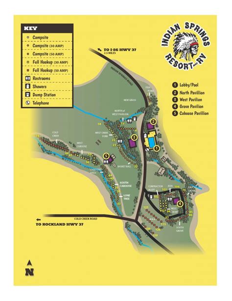 Maps Indian Springs Resort And Rv