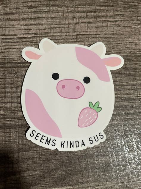 Seems Kinda Sus Sticker - Etsy