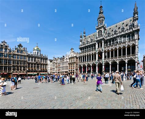 City Museum And Guild Halls On Grote Markt Square Grand Place Unesco