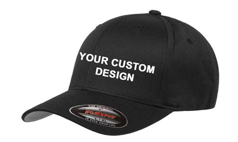 Custom Flexfit Hat Yupoong Flex Fit Baseball Cap Etsy