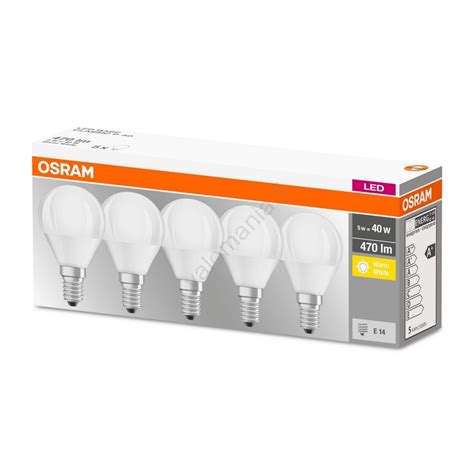 Setti X Led Polttimo Base P E W V K Osram Valomania