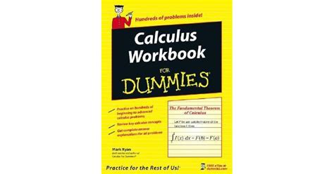 Calculus Workbook for Dummies by Mark Ryan