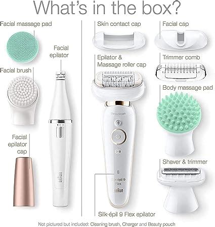 Braun Silk Pil Flex Epilator Beauty Set With Facespa Ses D