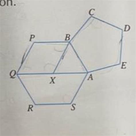 13 In The Figure ABCDE Is A Regular Pentagon And ABPQRS Is A Regular