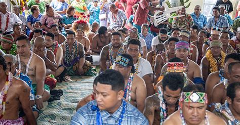 Samoa Observer Ninety Five Matai Titles Bestowed At Nofoali I