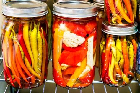 Pickled Hot Pepper Recipe Just Vinegar The Bossy Kitchen