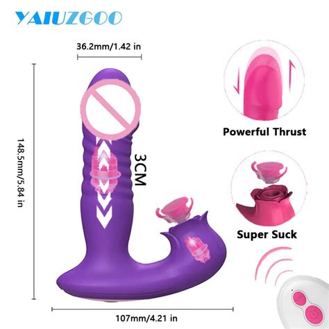 Vibrador telescópico para mulheres Vibradores de sucção do clitóris