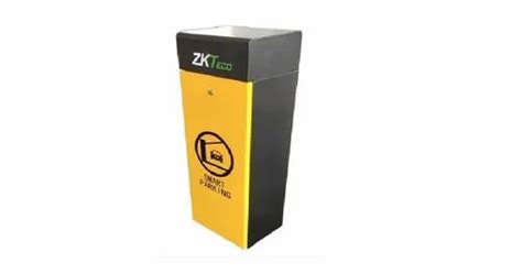 Stainless Steel Road Safety Zkteco Yellow Parking Boom Barrier Gate