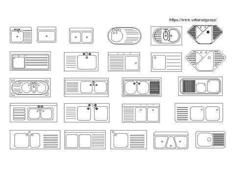 Kitchen Sink Design cad blocks free download - 20+ free cad blocks