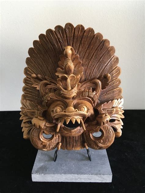 King Of Spirits Mask Barong Mask Bali Indonesia Catawiki