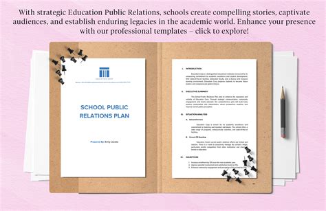 School Public Relations Plan Template In Word PDF Google Docs