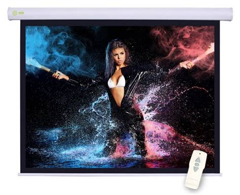 Motoscreen CS-PSM-104x186 84" 16:9 настенно-потолочный рулонный ...