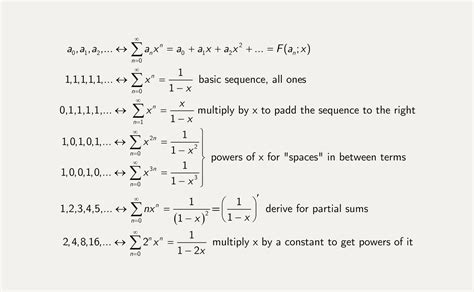 Mathtype On Twitter Generating Functions Are An Interesting Tool To