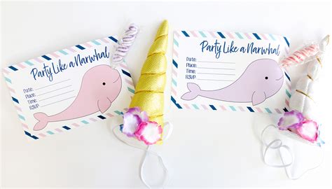 Narwhal Girls Birthday Party Fun365