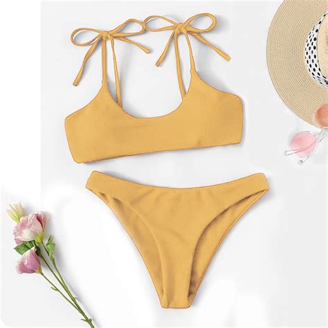 Snowsong Swim Suits For Women Bikini Sets High Control Tummy Swimwear