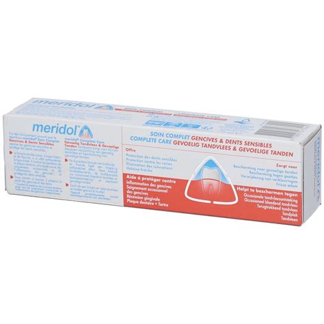 Meridol Soin Complet Dentifrice Gencives Dents Sensibles 75 Ml