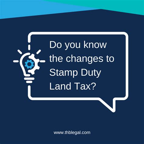 How Has Stamp Duty Land Tax Changed THB Solicitors