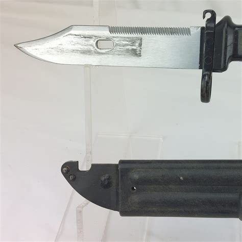 East German AKM Type II Bayonet G36 Conversion And Scabbard 1996