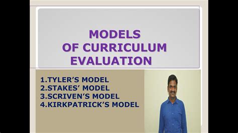 B Ed Ii Year Unit X Curriculum Evaluation Ugc Nta Net Models Of