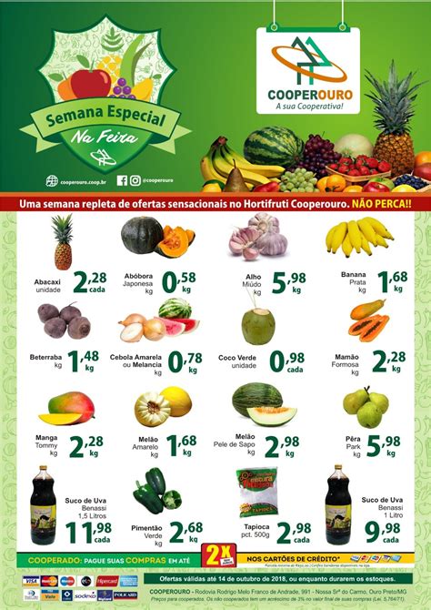 Al M Da Feira Explosiva Ofertas Do Hortifruti Cooperouro V O De