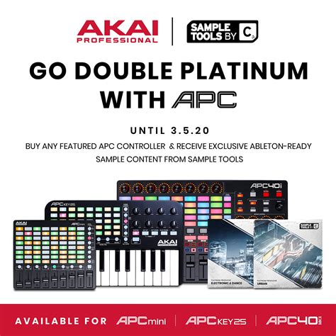 Akai Professional Apc Mini Compact Usb Bus Powered Button Clip