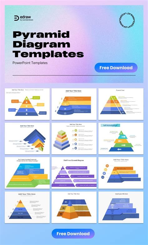 Pyramid Diagram Templates PowerPoint Templates Self Actualization