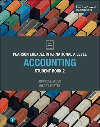 Buy Pearson Edexcel International A Level Accounting